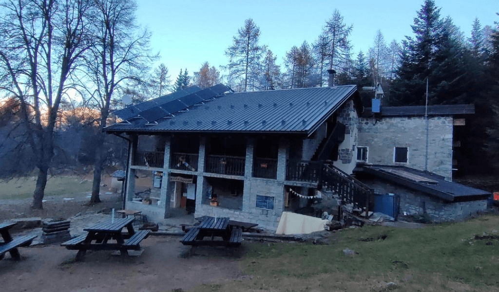 Rifugio Amprimo nel Parco Naturale