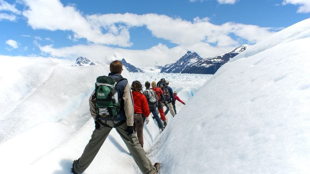sciare in neve fresca