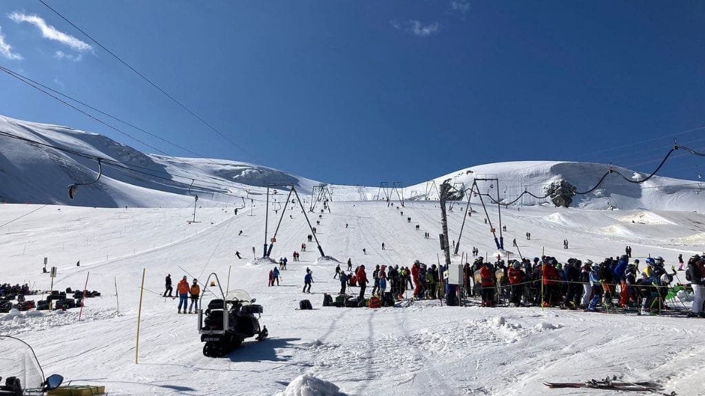 piste da sci Cervinia