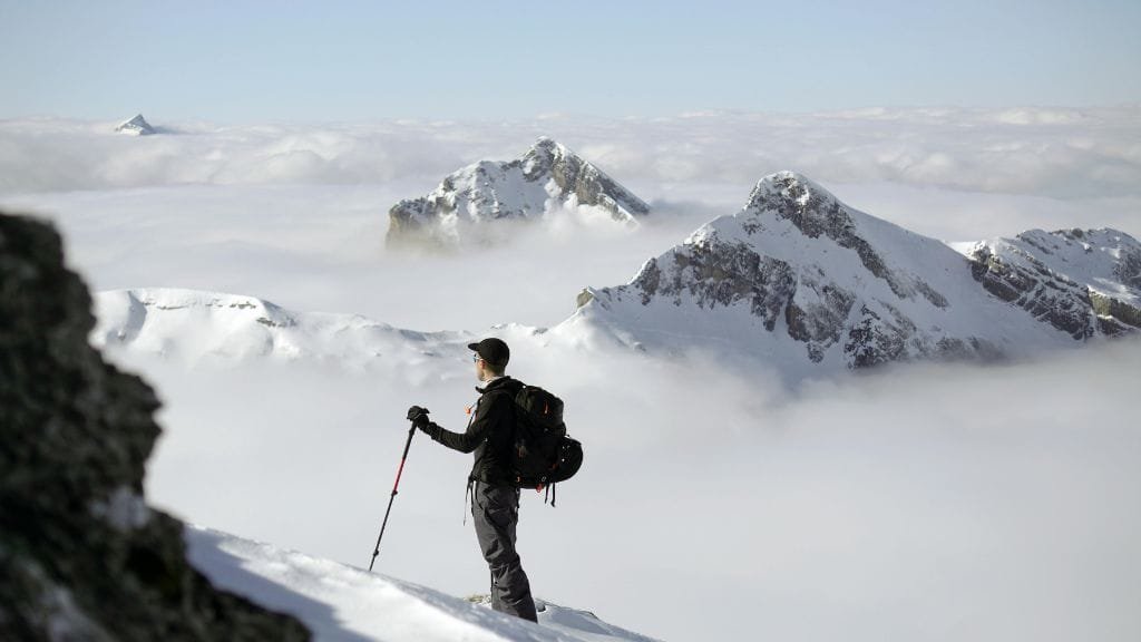 ciaspole Passo San Pellegrino